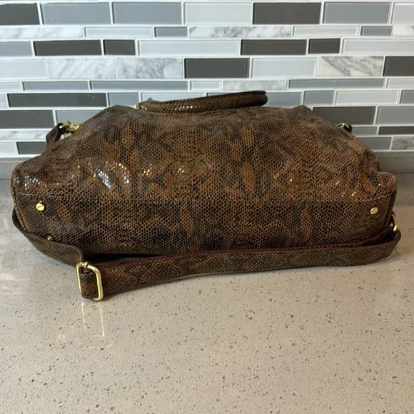 TORY BURCH - Faux Animal Print Shoulder/Handbag - Picture 10 of 12